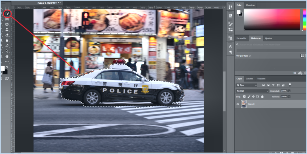 Comment faire un panoramique dans photoshop?