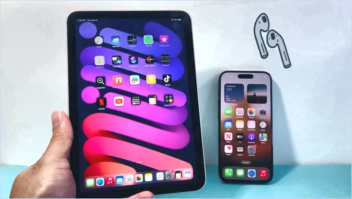 Comment synchroniser les contacts de l'ipad à l'iphone?