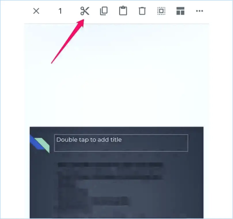 Google Slides : Comment supprimer une diapositive?
