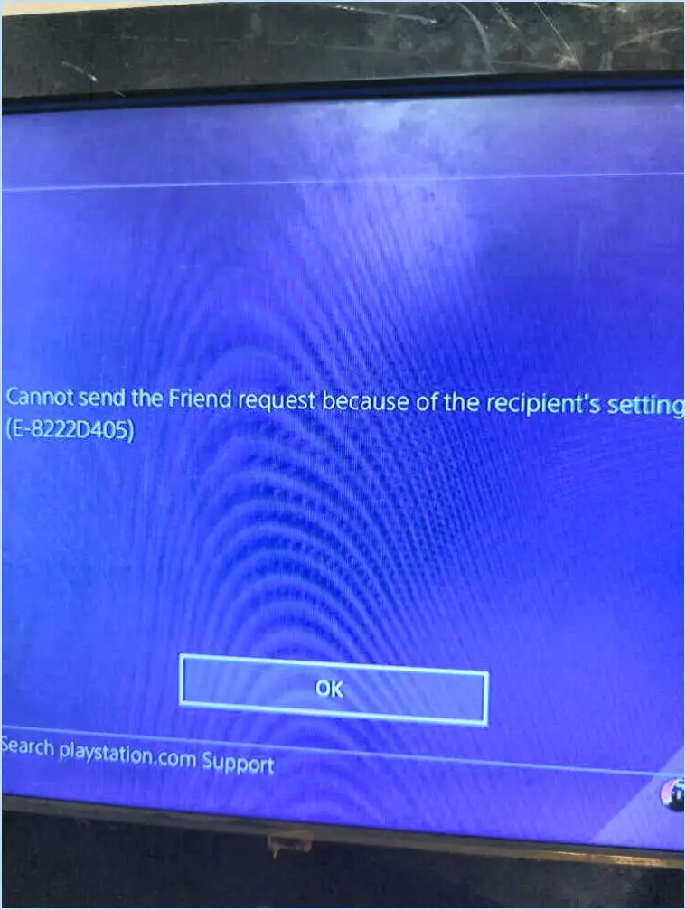 Pourquoi je ne peux pas envoyer de messages sur ps4?