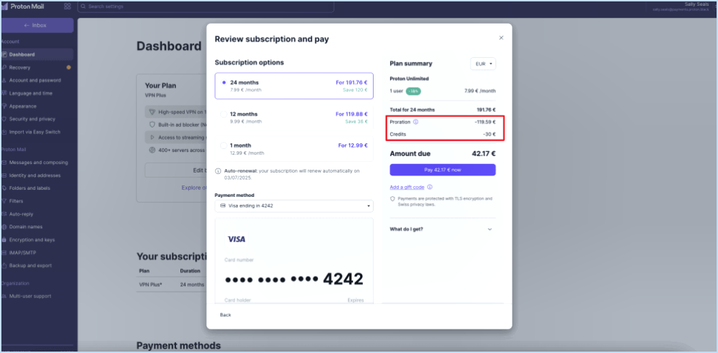 Protonmail : Comment révoquer d'anciennes sessions?