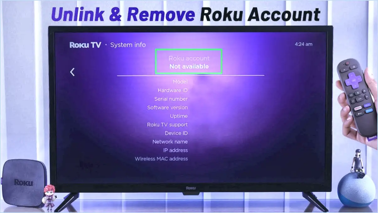 Puis-je retirer Roku de mon téléviseur?