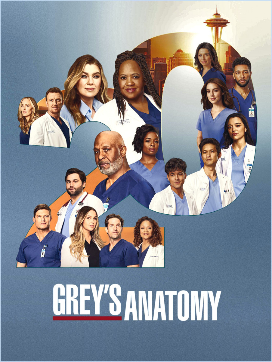 Quelle est la chaîne de télévision sur laquelle est diffusée Greys Anatomy sur samsung tv?